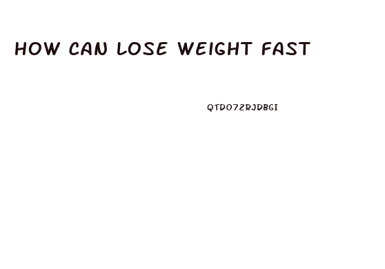 How Can Lose Weight Fast