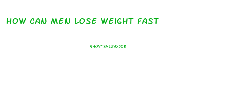 How Can Men Lose Weight Fast