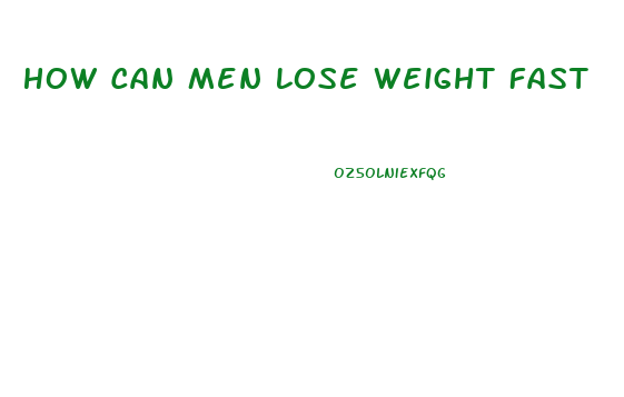 How Can Men Lose Weight Fast