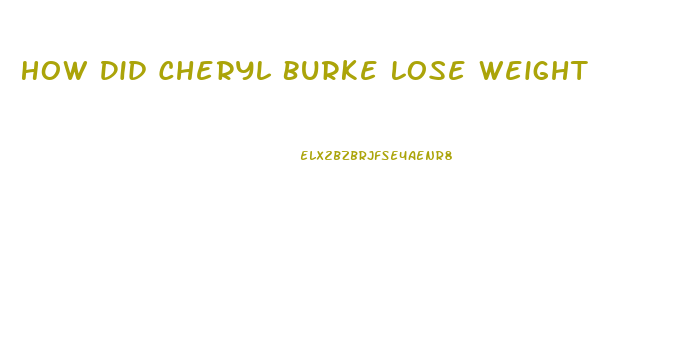 How Did Cheryl Burke Lose Weight