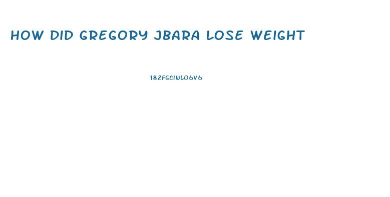 How Did Gregory Jbara Lose Weight