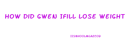 How Did Gwen Ifill Lose Weight