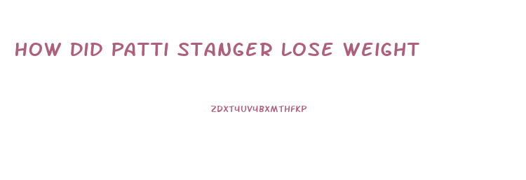How Did Patti Stanger Lose Weight