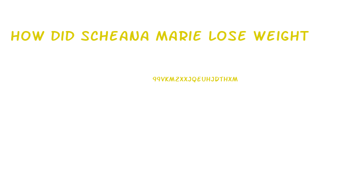 How Did Scheana Marie Lose Weight