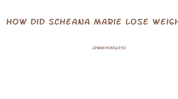 How Did Scheana Marie Lose Weight