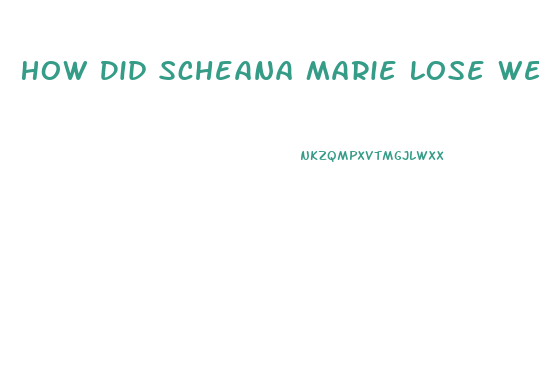 How Did Scheana Marie Lose Weight