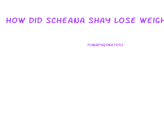 How Did Scheana Shay Lose Weight