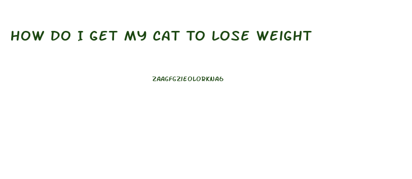 How Do I Get My Cat To Lose Weight