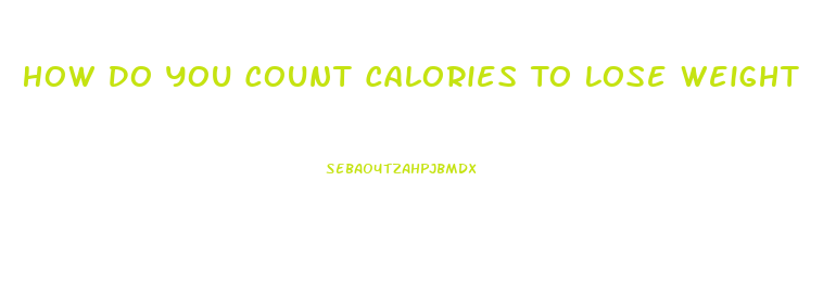 How Do You Count Calories To Lose Weight