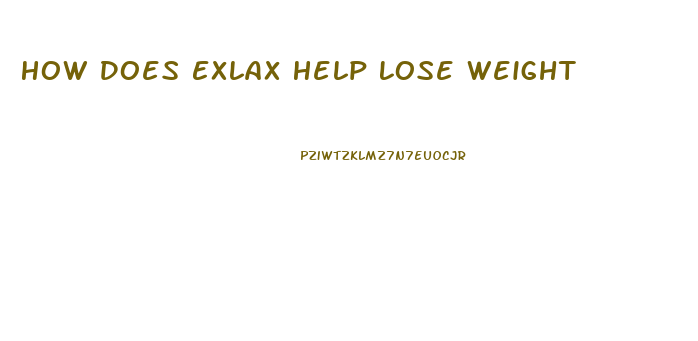 How Does Exlax Help Lose Weight