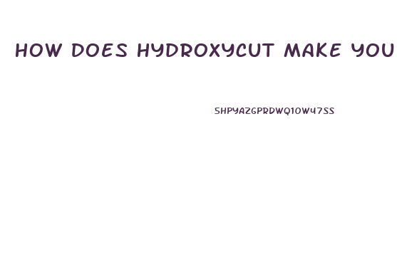 How Does Hydroxycut Make You Lose Weight