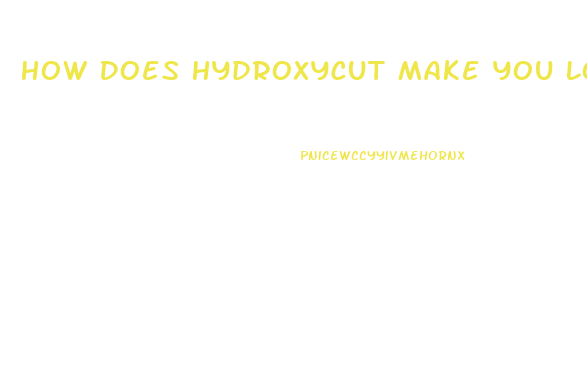 How Does Hydroxycut Make You Lose Weight