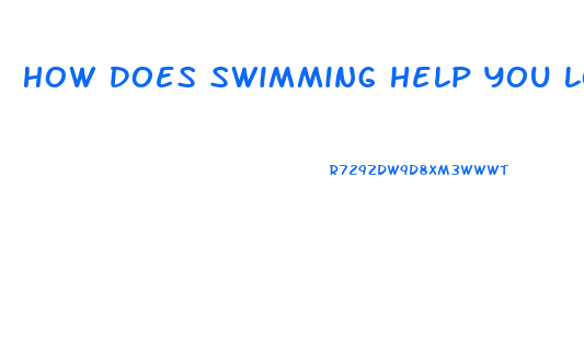 How Does Swimming Help You Lose Weight