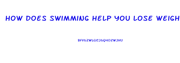 How Does Swimming Help You Lose Weight