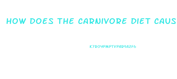 How Does The Carnivore Diet Cause Weight Loss