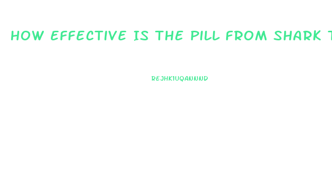 How Effective Is The Pill From Shark Tank Diet Pill