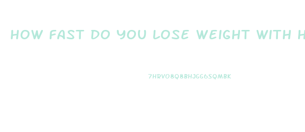 How Fast Do You Lose Weight With Hiv