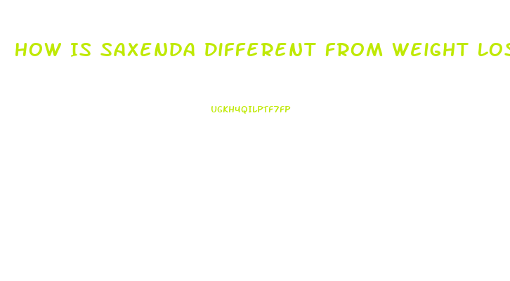 How Is Saxenda Different From Weight Loss Pills