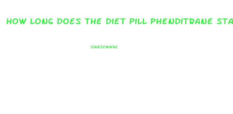 How Long Does The Diet Pill Phenditrane Stay In Your System For Drug Screening