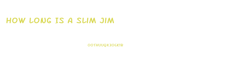 How Long Is A Slim Jim