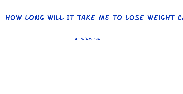 How Long Will It Take Me To Lose Weight Calculator