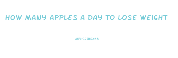 How Many Apples A Day To Lose Weight