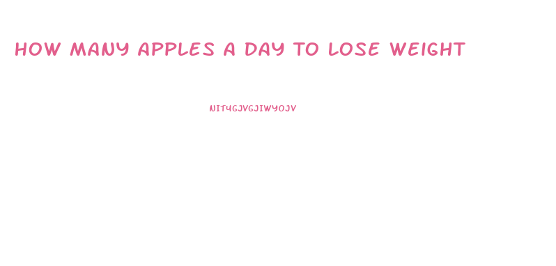 How Many Apples A Day To Lose Weight