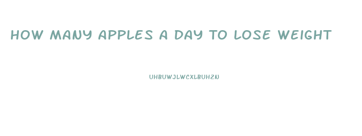 How Many Apples A Day To Lose Weight