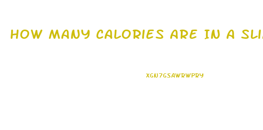 How Many Calories Are In A Slim Fast