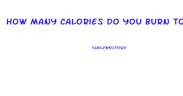 How Many Calories Do You Burn To Lose Weight