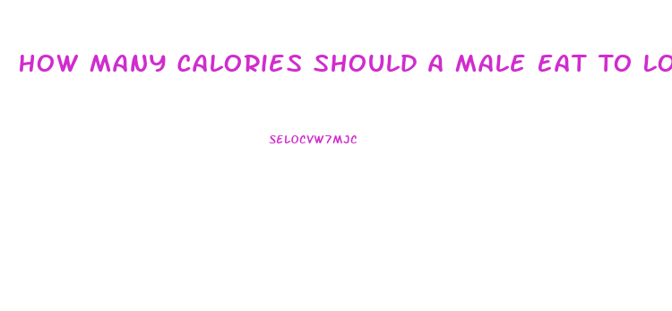 How Many Calories Should A Male Eat To Lose Weight