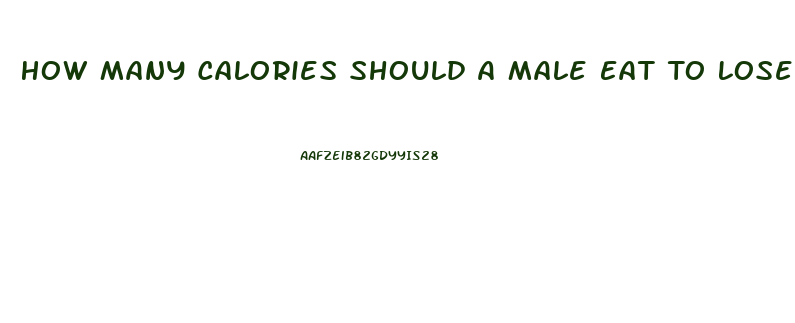 How Many Calories Should A Male Eat To Lose Weight