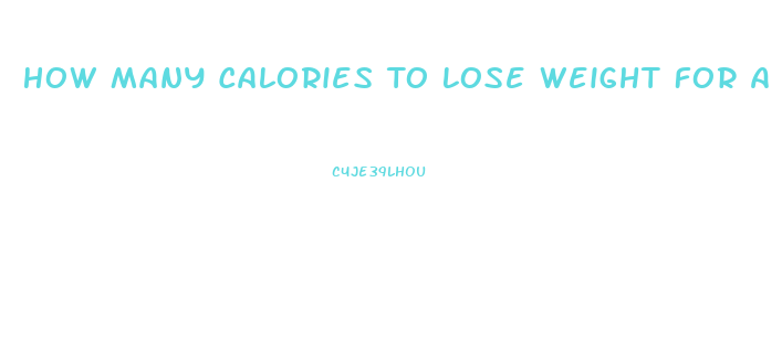 How Many Calories To Lose Weight For A Woman