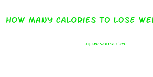 How Many Calories To Lose Weight Without Exercise