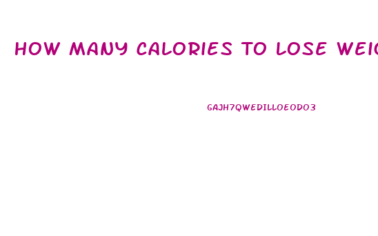 How Many Calories To Lose Weight Without Exercise