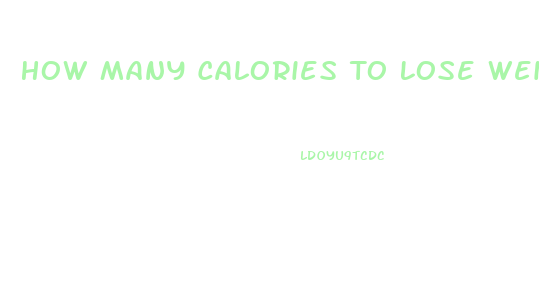 How Many Calories To Lose Weight Without Exercise