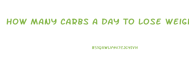 How Many Carbs A Day To Lose Weight Calculator