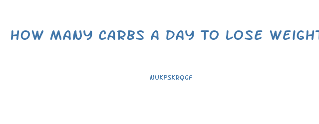 How Many Carbs A Day To Lose Weight Calculator