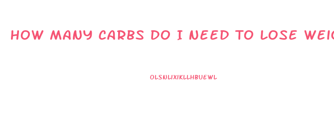 How Many Carbs Do I Need To Lose Weight Calculator