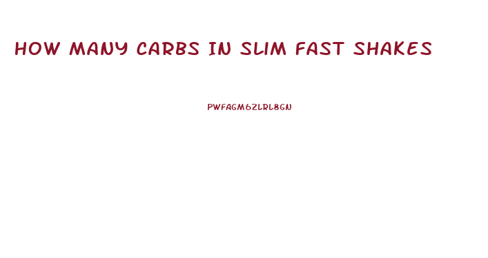 How Many Carbs In Slim Fast Shakes