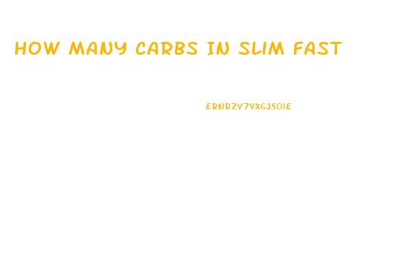 How Many Carbs In Slim Fast
