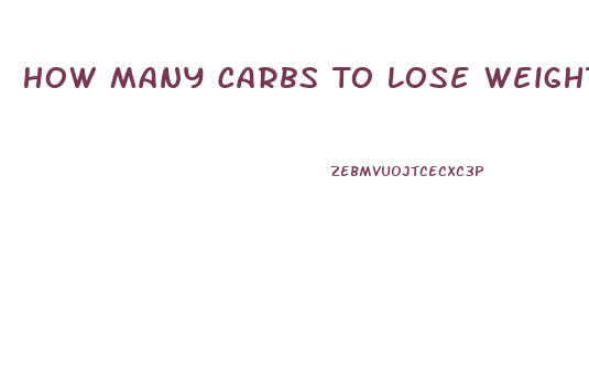 How Many Carbs To Lose Weight Calculator