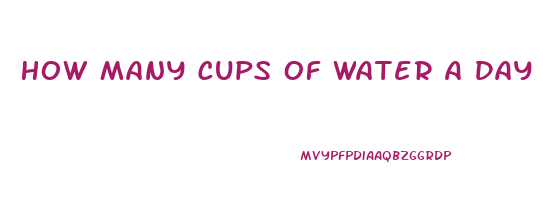 How Many Cups Of Water A Day To Lose Weight