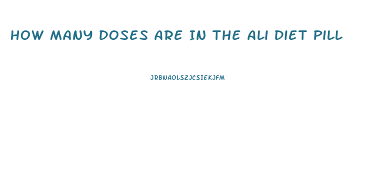 How Many Doses Are In The Ali Diet Pill