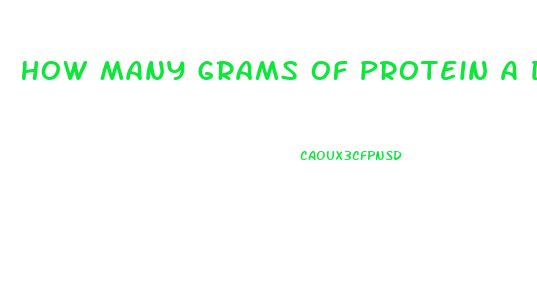 How Many Grams Of Protein A Day To Lose Weight