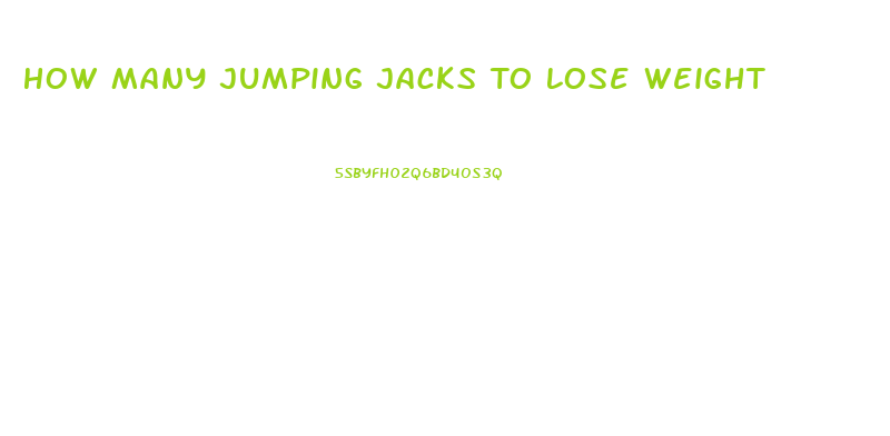 How Many Jumping Jacks To Lose Weight