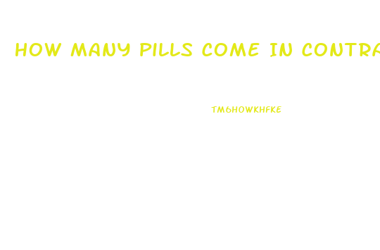 How Many Pills Come In Contrave Weight Loss