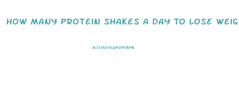 How Many Protein Shakes A Day To Lose Weight