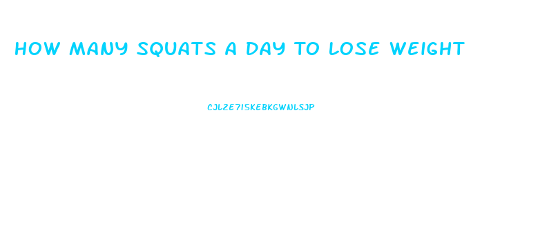 How Many Squats A Day To Lose Weight
