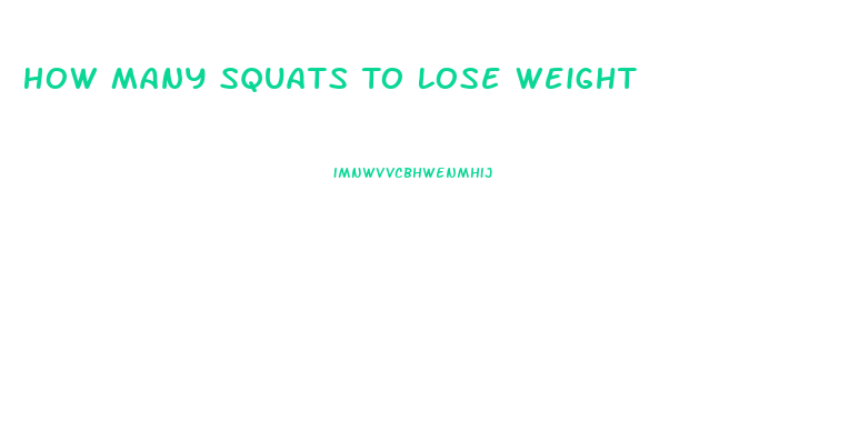 How Many Squats To Lose Weight